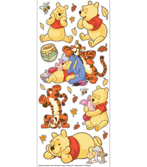 Disney Large Flat Stickers-Pooh With Characters | JOANN