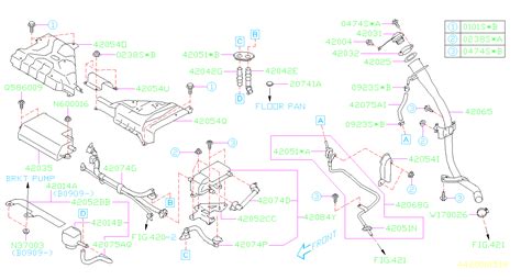 Subaru Forester Evaporative Emissions System Lines 42074FG010