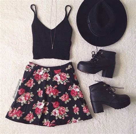 ☁️ ️ Boho Shorts Skater Skirt Summer Outfits Stylish Skirts How To