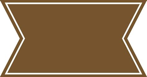 Flat style brown ribbon design. 25096029 Vector Art at Vecteezy