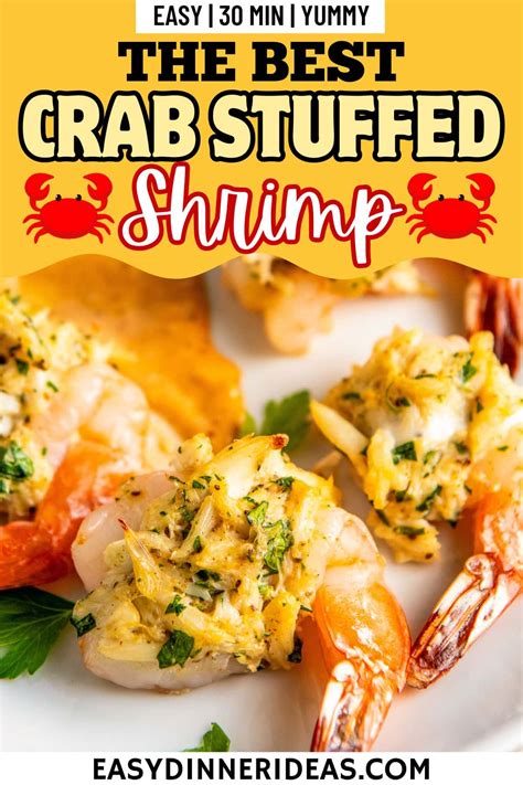 Crab Stuffed Shrimp Easy Dinner Ideas