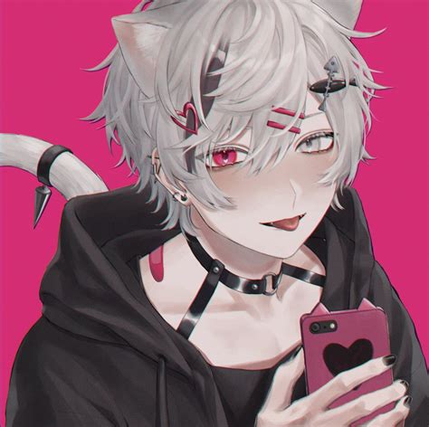 Pin By Cassandra On Boy Anime Cat Boy Anime Demon Boy Cute Anime Boy