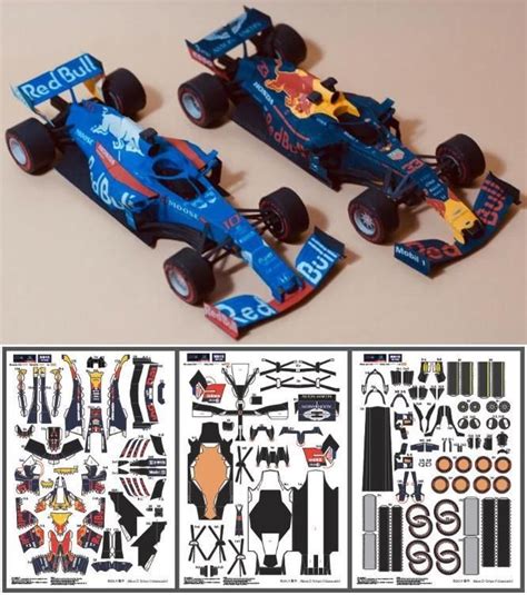 Formula 1 Honda Red Bull Racing Paper Models