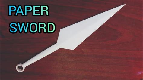 KAGittAN MiNATO KUNAi YAPIMi How To Make A Paper Kunai YouTube