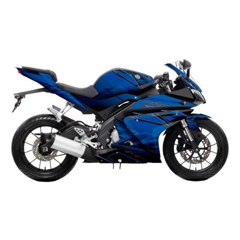 Kit D Co Kutvek Brillant Mission Bleu Noir Yamaha Yzf R