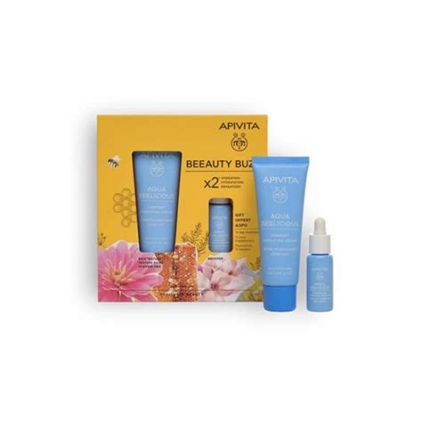 APIVITA Aqua Beelicious Crema Idratante Comfort Cofanetto Beeauty Buzz