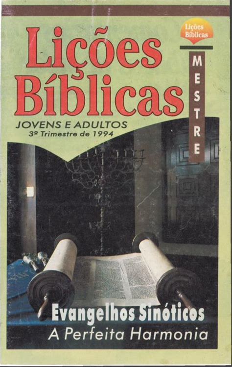 Pdf Evangelhos Sin Ticos Mateus Marcos E Lucas Li Es B Blicas