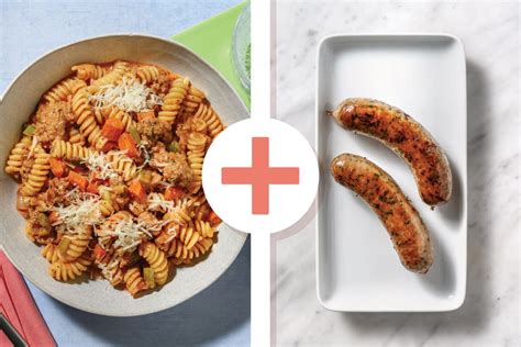 Nans Creamy Double Pork Sausage Fusilli Recipe HelloFresh