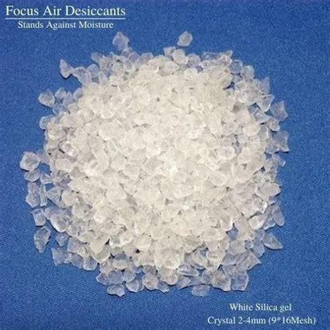 Crystals Silica Gel White Grade Reagent Grade Packaging Type Pouch