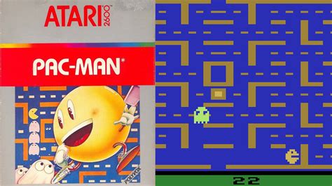 Pac Man Atari 2600 Box Art