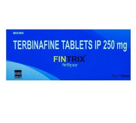 Fintrix Terbinafine Tablets Prescription Treatment Fungal Infections