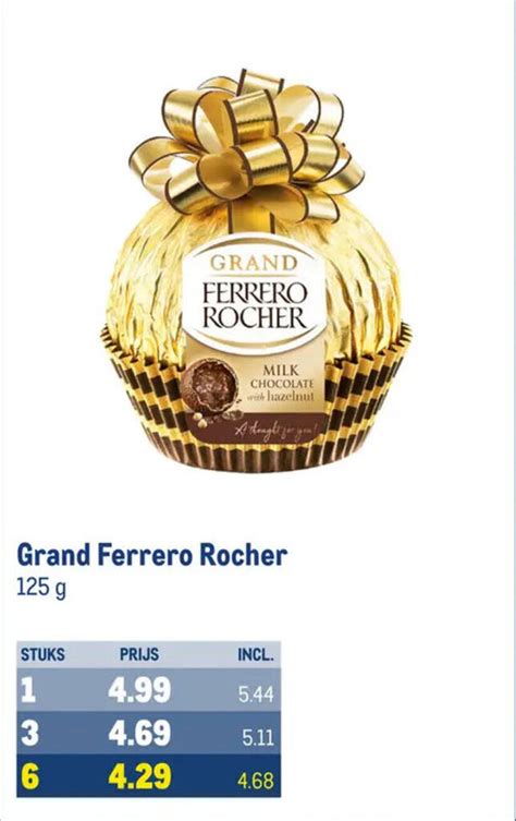 Grand Ferrero Rocher G Aanbieding Bij Makro