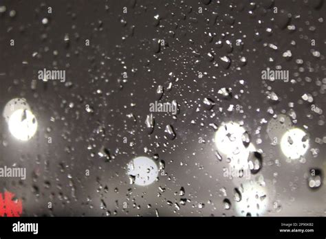 rain   glass window stock photo alamy