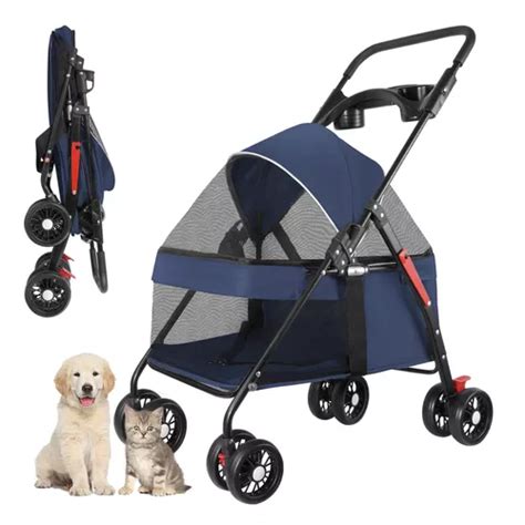 Viess W Transportadora Para Perro Carriola Plegable Para Perros