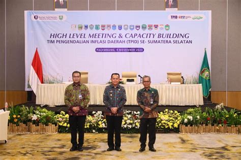 Pimpin High Level Meeting Dan Capacity Building TPID Ini Arahan Pj