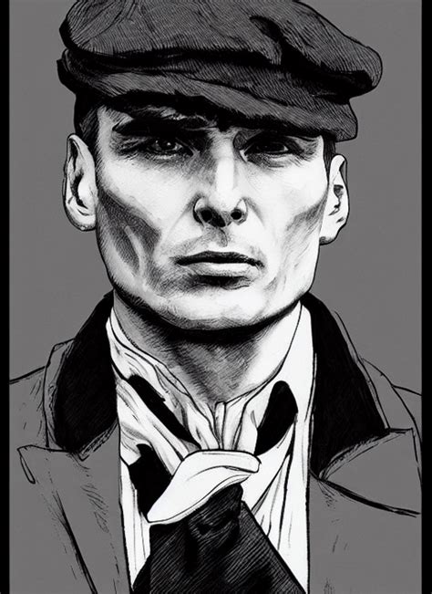 KREA AI Tommy Shelby From Peaky Blinders Cillian Murphy C