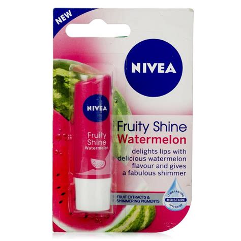 Buy Nivea Fruity Shine Watermelon Lip Care 4 8 G Online At Best Price