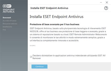 Installazione Con Eset Av Remover Eset Endpoint Antivirus Guida On