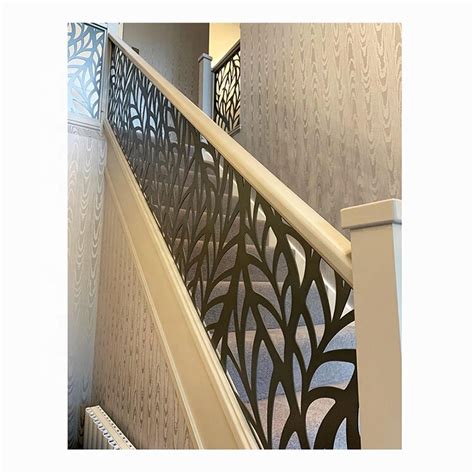 Customized Laser Cut House Internal Stair Laser Cut Railing Handrails