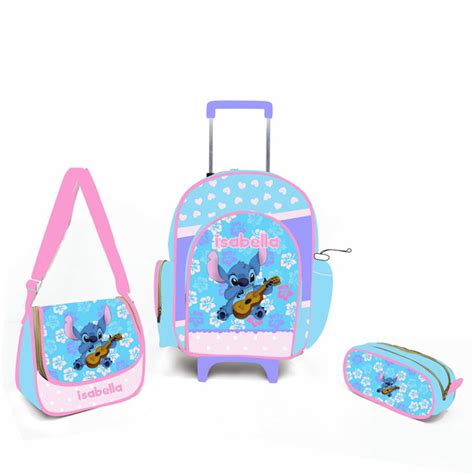 Kit Mochila Escolar Lancheira E Lilo Stitch Infantil 2023 Elo7