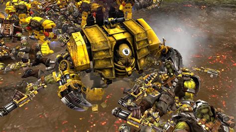 K Imperial Fists Vs Orks Astartes Mod Warhammer K Dawn Of War