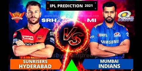 Ipl 2021 Today Mi Vs Srh Match Toss Bhavishyavani Who Will Win Today