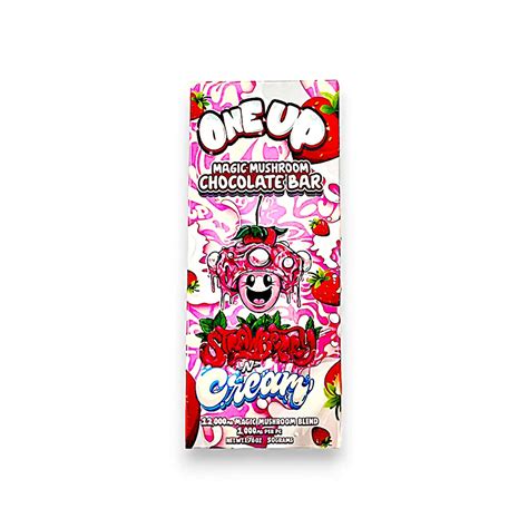 Buy One Up Magic Mushroom Chocolate Bar Strawberry 1 000mg