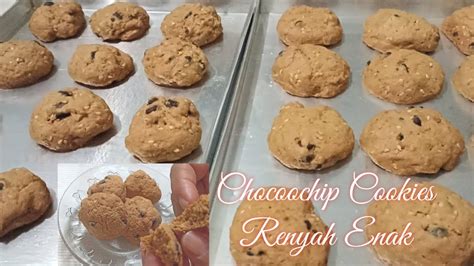 Cara Membuat Chocochip Cookies Yang Renyah Enak Ide Jualankue Lebaran