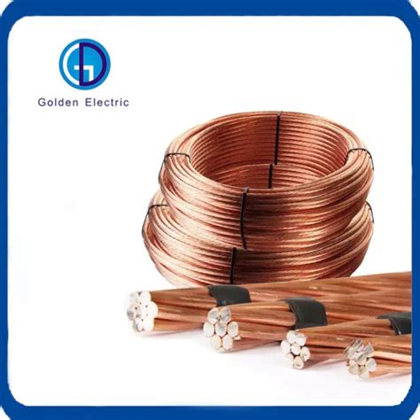 16mm2 300mm2 Bare Copper Clad Steel Conductor Electrical Conductor