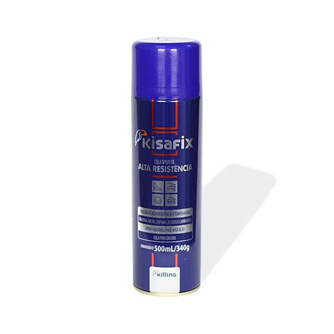 Cola Kisafix Spray Ml Aerosol Alta Resist Ncia Sabar Tecidos