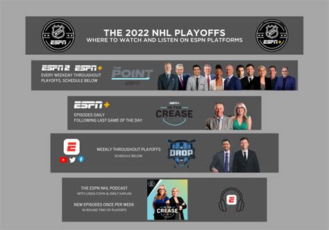 The 2022 Stanley Cup Final Begins Wednesday on ABC, ESPN+ and ESPN ...