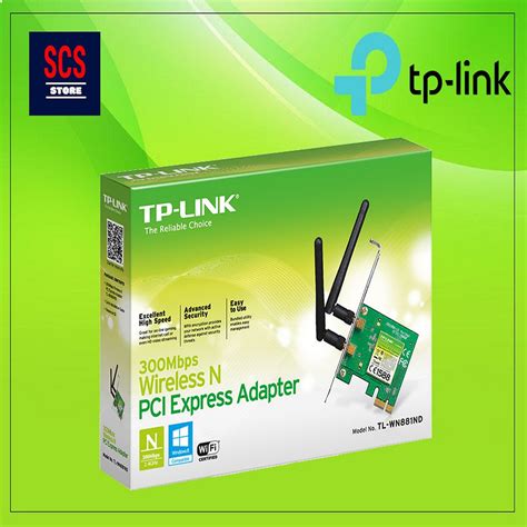 Tp Link Tl Wn881nd 300mbps Wireless N Pci Express Adapter Shopee Malaysia