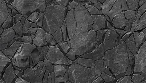 Black Stone Texture Cracked Rock Texture Stock Image Image Of Grey