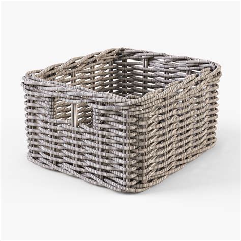 Wicker Basket Ikea Byholma 1 Brown Wicker White Wicker Baskets Gray