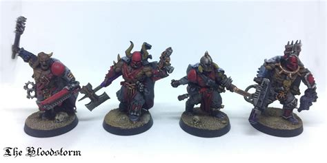 Chaos Cultists Khorne Renegades Traitors Veteran Warhammer 40000