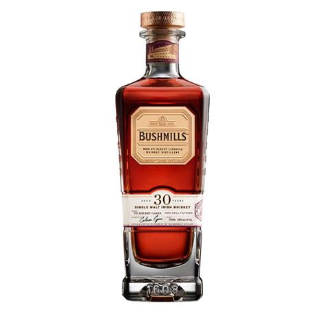 Bushmills 30 Year Old Single Malt Irish Whiskey 700ml 46 Vol Buy