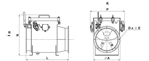 explosion protection  flap explosion isolation