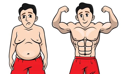 Cartoons Fat Burn Before After