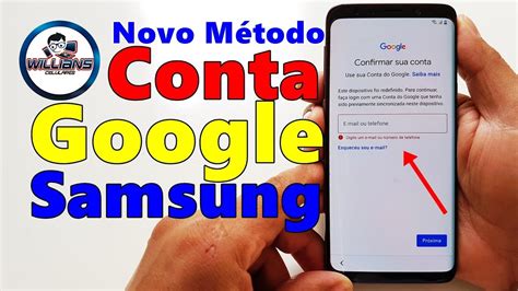 NOVO MÉTODO Desbloquear Conta Google Celular Samsung Galaxy fácil e