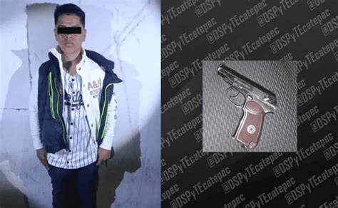 Lo Detienen Por Orinar En Calles De Ecatepec Y Le Encuentran Una Pistola