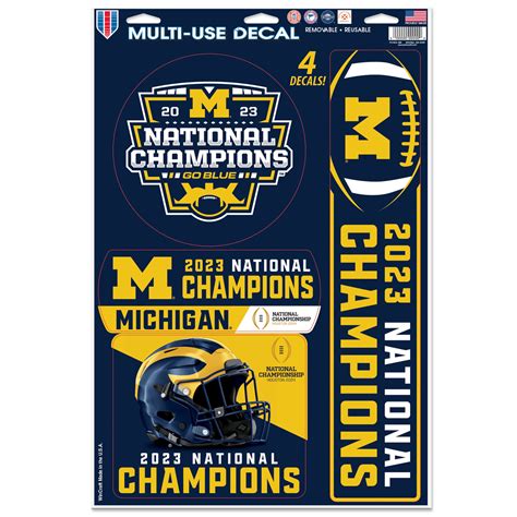 Wincraft Michigan Wolverines College Football Playoff 2023 National