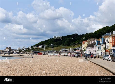 Beach At Lyme Regis Dorset England Uk Stock Photo Alamy