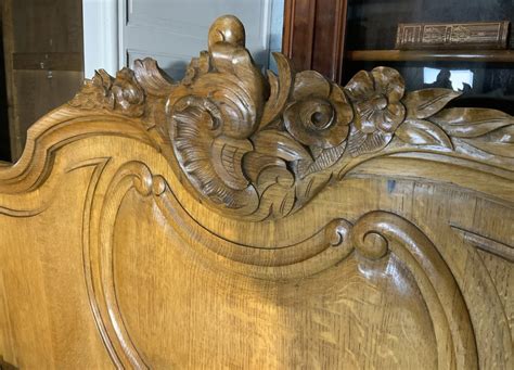 Carved Oak French Bed Antiques Atlas