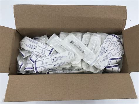 Bd Plastipak Ml Syringe Luer Slip Tip Box Gb Tech Usa