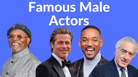 50 Most Famous Male Actors - Endante