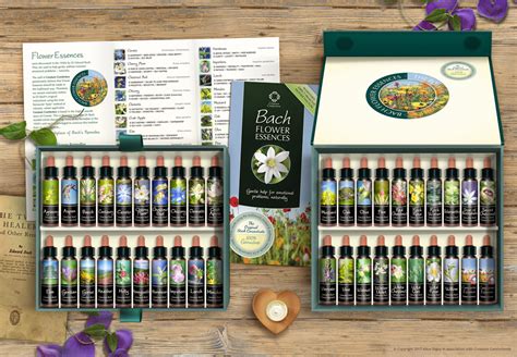 bach flower essences set  quality remedies boxed