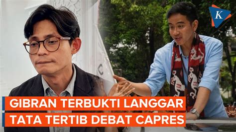 Gibran Terbukti Provokasi Pendukung Saat Debat KPU Beri Teguran