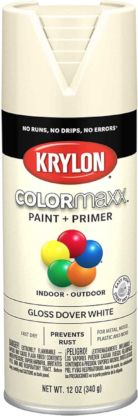 Krylon K05516007 COLORmaxx Spray Paint And Primer For Indoor Outdoor