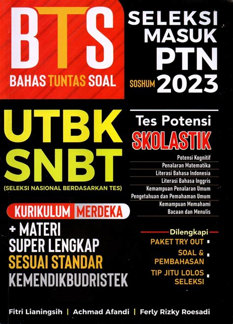 Jual Buku Bahas Tuntas Soal Utbk Snbt Seleksi Masuk Ptn Soshum