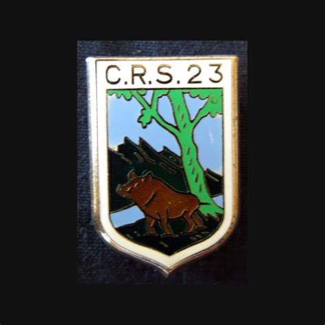 CRS 23 insigne CRS n 23 de Charleville Mézières Drago Paris